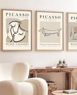 Dekorativní rámovaný obraz z MDF (3 kusy) Huhu253 - 50 x 35