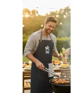 Kuchyňská zástěra BBQ Jeans, 70 x 80 cm
