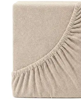 4Home Froté prostěradlo IDEAL kávová, 90–100 x 200 cm, 90–100 x 200 cm