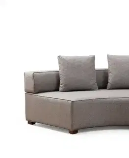 Rohová sedací souprava Gondol-4 (CHL SOL-CHLSAĞ-3R) - Grey
