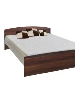 Dvoulůžko 60341 ořech/bílá
