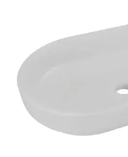 ArtCom Keramické umyvadlo RIVER 2 E-6594 ​​| šedý mat 55 x 35 cm