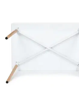 Jídelní stůl 120 x 80 cm, bílá