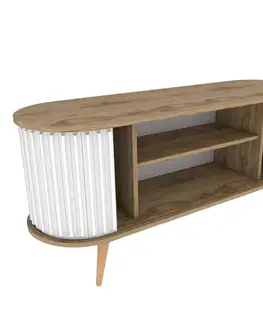 TV stolek Stor - Oud Oak, White