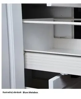ArtExt Kuchyňská skříňka spodní FLORENCE lesk | D2M 80 Barva korpusu: Černá
