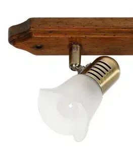 Stropní svítidlo Coloseo 2X40W R50 E14 tmavé dřevo