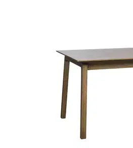 Estila Rozkládací jídelní stůl Arken, tmavý dub, 190–290 cm