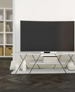 TV stolek Canaz v2 - White, Black