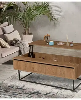 Konferenční stolek Est Walnut and Black