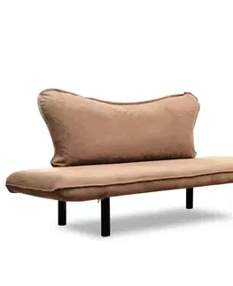 Dvoumístná rozkládací pohovka Chatto - Light Brown