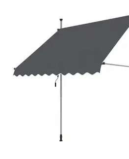 Balkónová markýza Apollo 250 cm, šedá, 250 cm