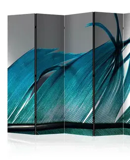 Paraván Turquoise Feather II Dekorhome
