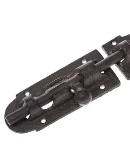 Litinová petlice, 15 x 6 x 1 cm