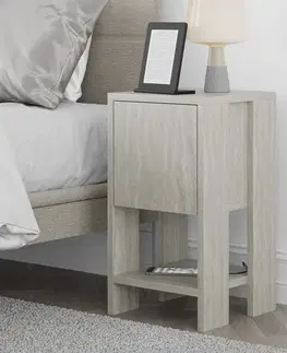 Noční stolek Ema - Travertine