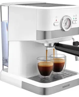 Sencor SES 1720WH espresso kávovar, bílá