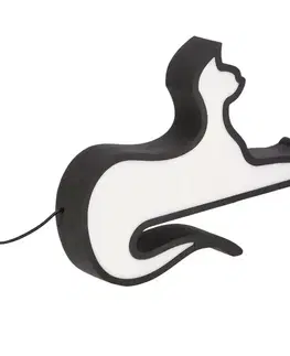 LED stolní lampa CAT IQ KIDS ČERNÁ