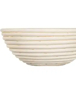 Banquet Ošatka kulatá na kynutí chleba Natural pr. 21 x v. 7,5 cm, kytička