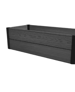 Keter Vyvýšený záhon šedá, 106 x 32 x 50 cm, S