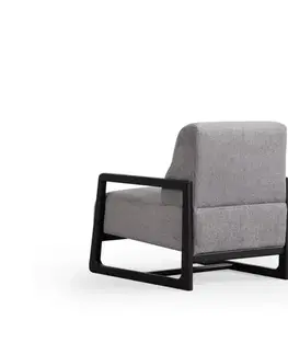 Křeslo ušák Athena Bergere - Light Grey