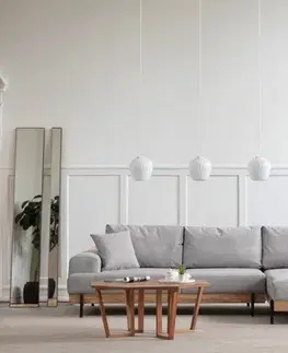 Rohová sedací souprava Eti Oak Right - Grey