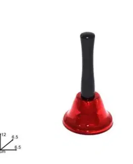 PROHOME - Zvonek vánoční 12cm různé barvy