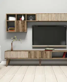 Televizní stěna Milan Walnut