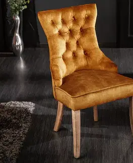 Chesterfield jídelní židle 2 ks FRIXON Dekorhome