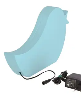 Stolní lampa Bird pro děti LED IQ Kids modrá