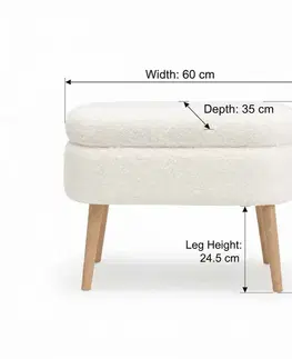 Lavice s úložným prostorem MINI OSLO WELLSOFT