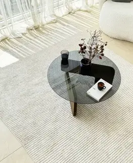 Konferenční stolek Mia - Walnut, Fume