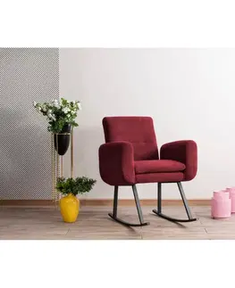 Houpací křeslo Kono - Maroon
