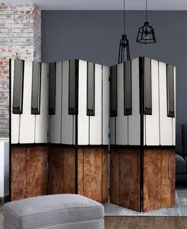 Paraván Inspired by Chopin - mahogany Dekorhome