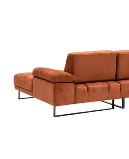 Rohová sedací souprava Mustang Large Right - Orange