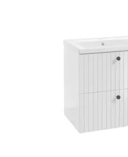 ArtDef Skříňka pod umyvadlo RIETTI WHITE D60 | 60 cm