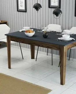 Jídelní stůl Milan Walnut and Anthracite