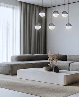 Stropní závěsná lampa Apeti Furni černá 4000K