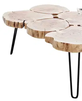 Estila Stylový jedinečný konferenční stolek Terra II 115cm
