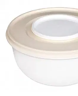 PETRA PLAST - Miska na kynutí a šlehání se 2 víky 3L a stěrka
