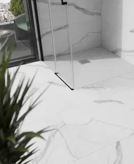 MEXEN Stone+ Sprchová vanička čtvercová 70x70, bílá 44107070