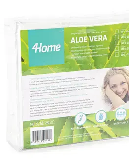 4Home Aloe Vera Nepropustný chránič matrace s gumou, 180 x 200 cm