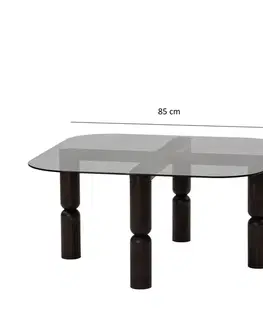 Konferenční stolek Kei - Anthracite, Fume