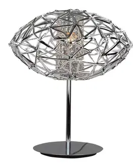 Dekorativní chromová stolní lampa Cosmo