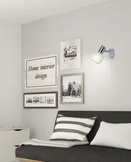 Nástěnná lampa 1X40W E14 chrom TURNO