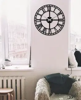 Dekorativní kovové nástěnné hodiny Enzoclock - S002