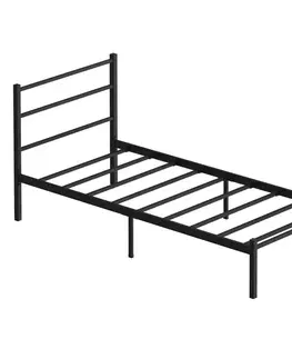 Rám jednolůžkové postele Basic - Black 90x200