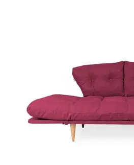 Trojmístná rozkládací pohovka Nina Daybed - Dark Red GR105