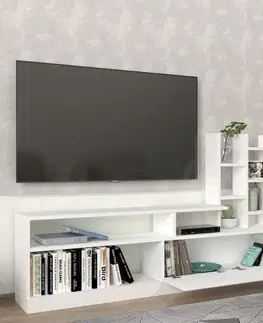 Televizní stolek Dolunay White