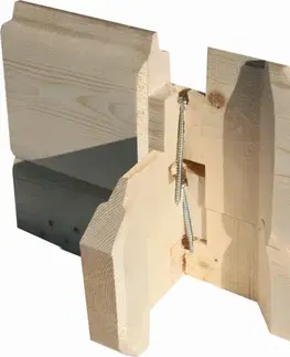 Dřevěný zahradní domek BASTRUP 2 s přístavkem Lanitplast