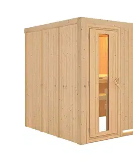Interiérová finská sauna 231x196 cm Lanitplast