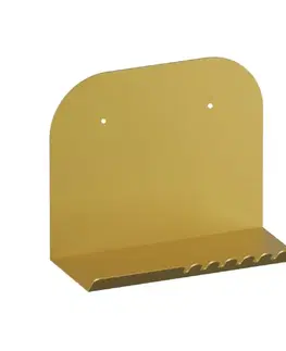 Nástěnná police Short Pouch - Gold